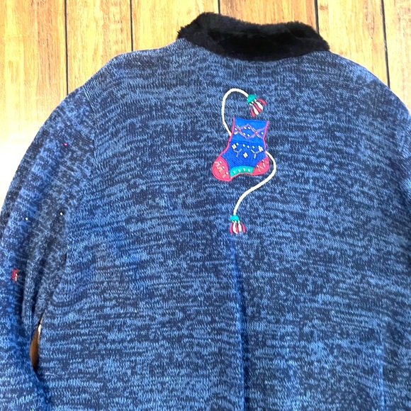 Vintage Christmas sweater designers studio small ugly - Picture 5 of 5